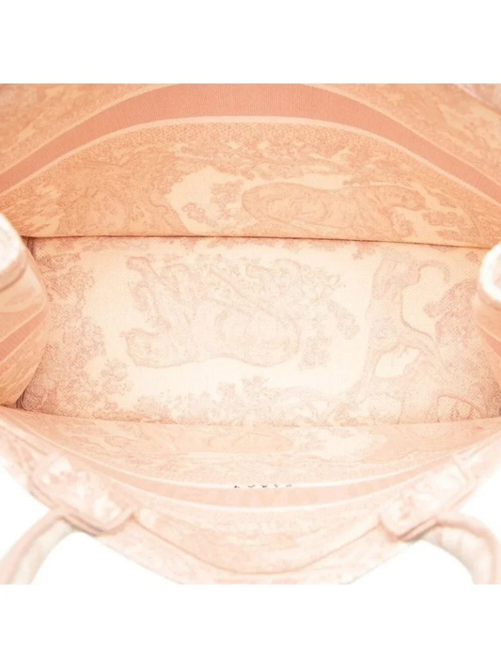 Dior Toile de Jouy Reverse Embroidery Book Tote Pink Canvas - Picture 4 of 6